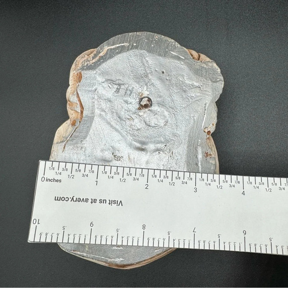 Rare Vintage Arab Man Chalkware Head Made In England - Picture 6 of 13